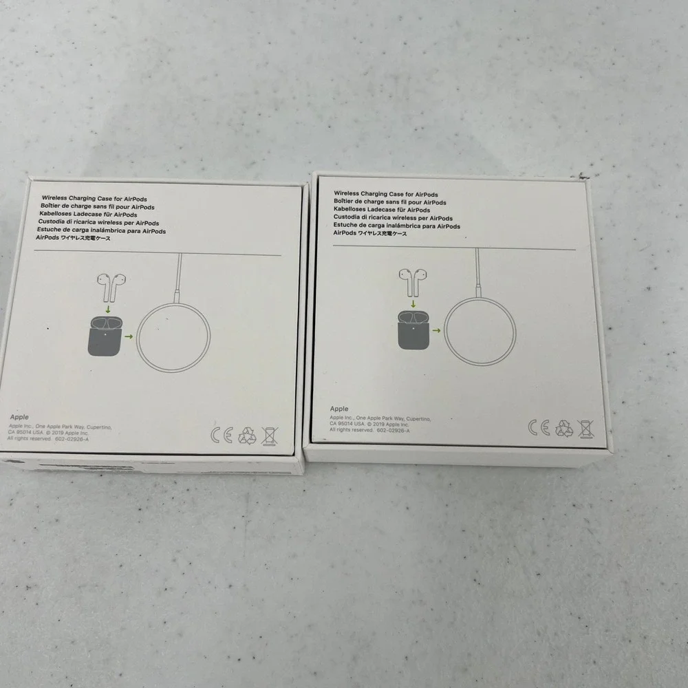 Apple AirPods Wireless Charging Case Model A193 Lot of 2 Boxes Only Only‎